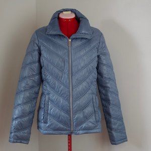 Light Blue Kenneth Cole Quilted Packable Jacket